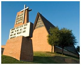 St. Paul Lutheran Church sits atop a beautiful hill overlooking downtown.